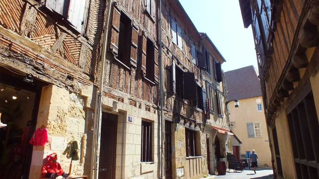 Fachwerkhäuser in Bergerac