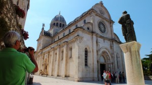 Der Hauptplatz von Sibenik