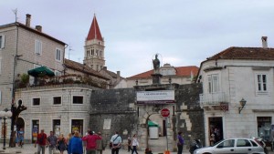 Die Stadtmauer von Trogir