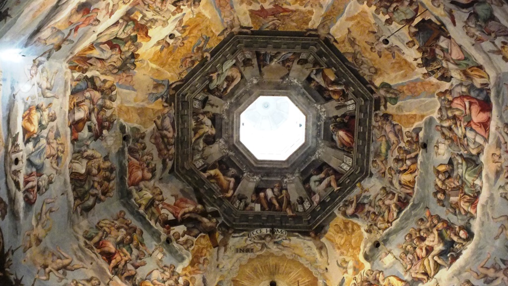 Die Kuppel des Baptisteriums